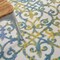 Homeroots 4 x 6 ft. Ivory & Blue Indoor & Outdoor Area Rug 385017 - alternate 5